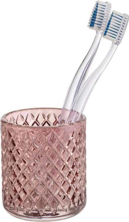 Immagine prodotto Wenko Tazza per spazzolino da denti Atessa, rosa antico (7,5 x 10 cm)