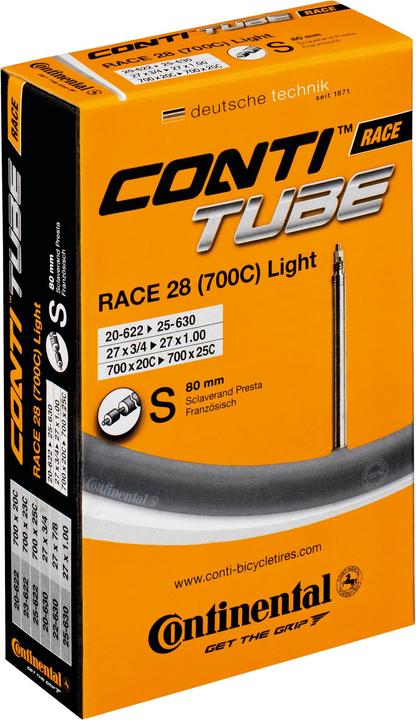 Actual product image Continental Race Standard (Presta (SV), 28", 80 mm)