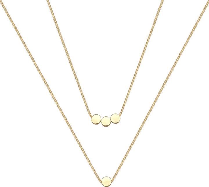 Immagine prodotto Elli 2-lagige Kette mit Kreisen (Argento)