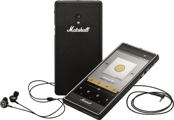 Marshall London Phone (16 GB, Schwarz, 4.70", 8 Mpx, 4G)