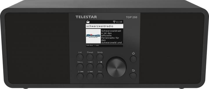 Image du produit Telestar TOP 250 DAB+ Internetradio schwarz (Webradio, VHF, DAB+ DAB, Bluetooth, WiFi)