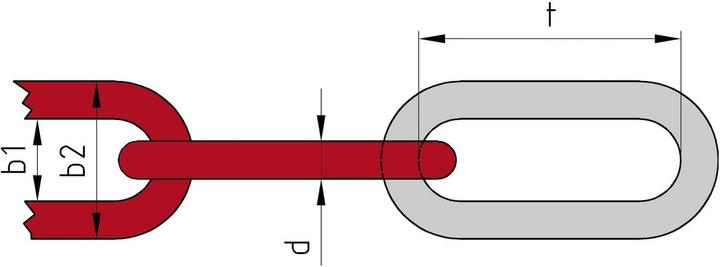 Actual product image Dörner + Helmer Plastic chain (25 m)