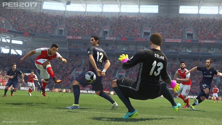 Actual product image Konami Pro Evolution Soccer PES 2017 XBOX ONE EU PEGI (Xbox One S)