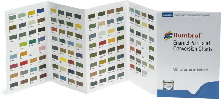 Produktbild Humbrol Enamel Colour Chart with hi-spec printing