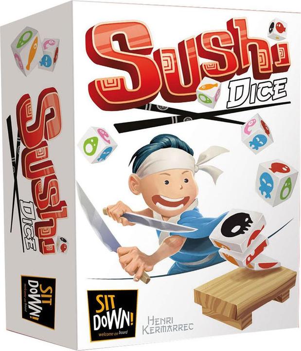Produktbild Sit Down! Sushi Dice (Deutsch, Englisch, Französisch, Italienisch, 2 - 6 Spieler)