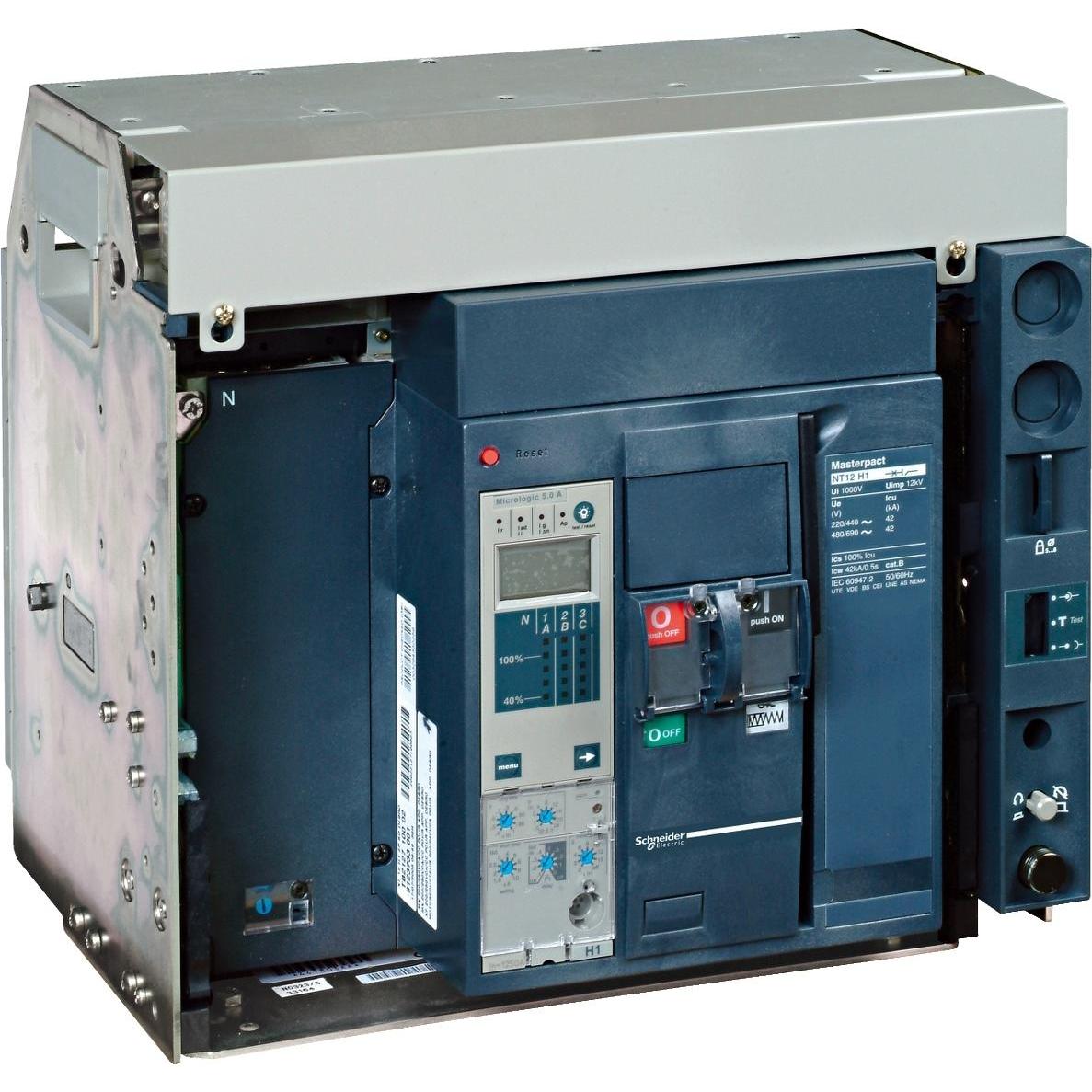 Schneider Electric, Schutzschalter, MasterPact NT 1250A H1 Icu=42kA/440V 4P 47235