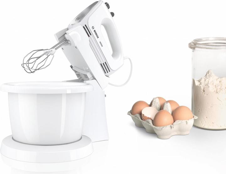 Immagine prodotto Bosch Hausgeräte Impastatrice CleverMixx MFQ2600X Impastatrice con ciotola, 400 W, Numero di velocità 4, Modalità (400 W)