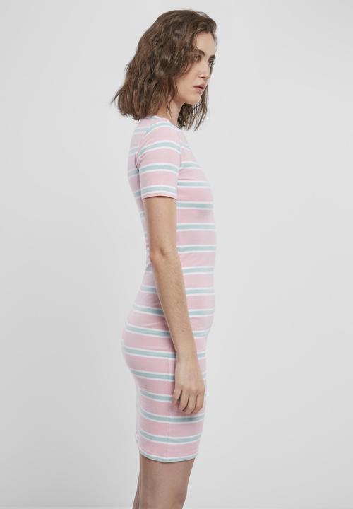 Image du produit Urban Classics Ladies Stretch Stripe Dress (XS)