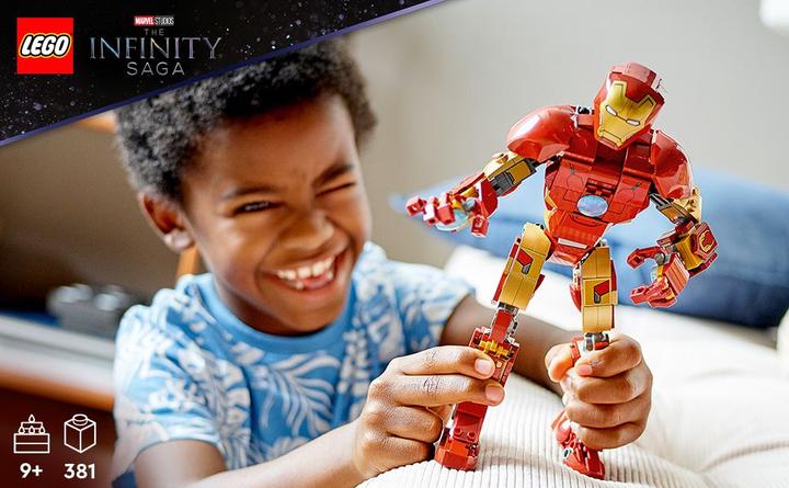 Actual product image LEGO Iron Man figure (76206, LEGO Marvel)
