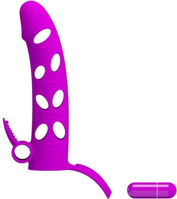 Productafbeelding Pretty Love Penishülle mit Klitorisstimulator