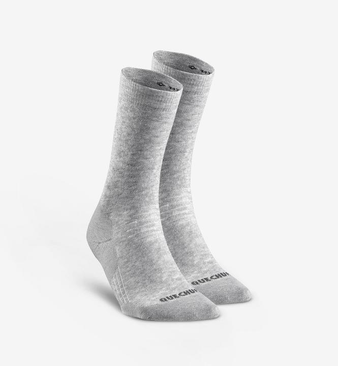 Produktbild Quechua Wandersocken Damen/Herren halbhoch Winterwandern - SH100 grau (35 - 38)