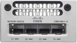 Produktbild Cisco C3850-NM-4-1G, 4x GbE RJ-45, Erweiterungsmodul (4 Ports)