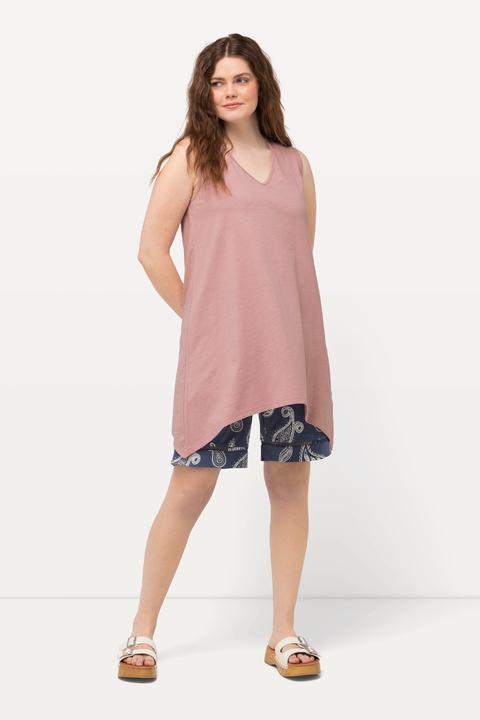 Produktbild Ulla Popken Longtop, Zipfelsaum, A-Linie, V-Ausschnitt (50, 52)