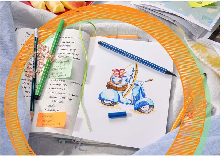 Actual product image STABILO Pen 68 Premium (Multicoloured, 8 x)