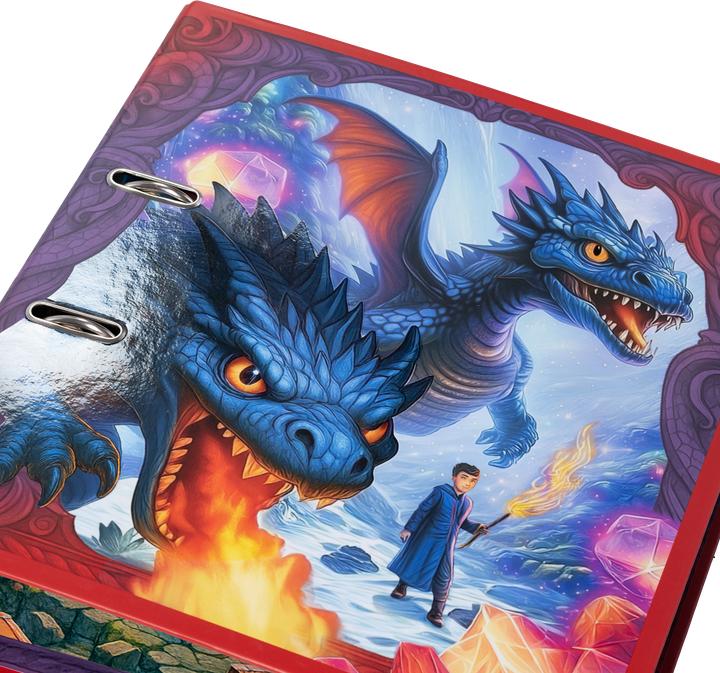 Actual product image HERMA Motiv-Ordner A4 Dragon (A4, 70 mm, 1 pcs.)