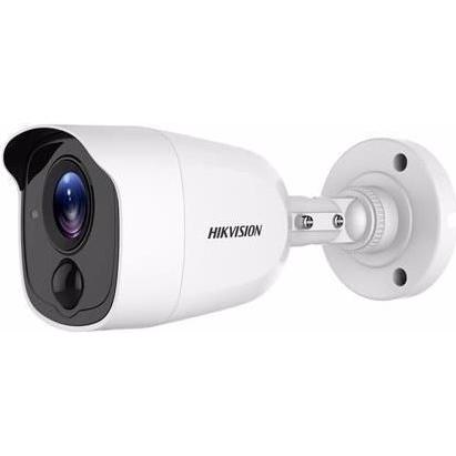 Hikvision TVI Bullet DS-2CE11H0T-PIRLO2. 5MP (2560 x 1944 Pixels), Netzwerkkamera, Schwarz, Weiss