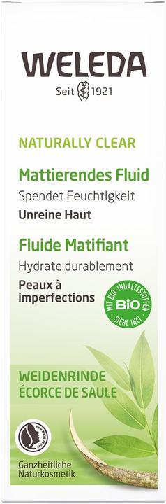 Produktbild Weleda NATURALLY CLEAR Mattierendes Fluid Fluid (30 ml, Gesichtsfluid)