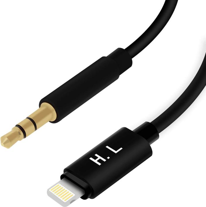 Image du produit Avizar Câble Lightning vers jack 3,5 mm (1 m)