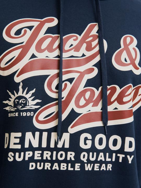 Actual product image Jack & Jones JJELOGO SWEAT HOOD 2 COL 24/25 NOOS PLS (4XL)