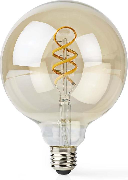 Nedis WIFILRT10G125 Smartlife LED Filament Lampe WLAN E27 360 lm 4.9 W Warm to Cool White 1800 - 650 (E27, 360 lm, 1x)
