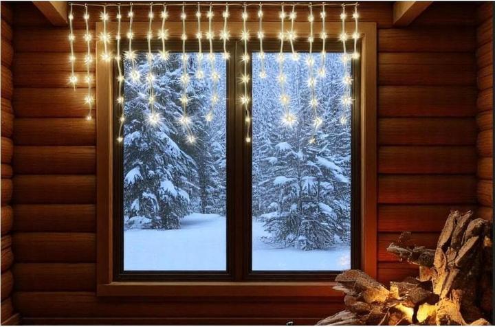 Image du produit Dameco LED Vorhang Outdoor «Icicle» 400 cm x 80 (4 m)