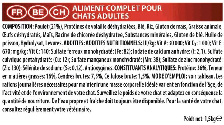 Produktbild Pro Plan Cat Adult Huhn+Reis (Adult, 1 Stk., 1500 g)