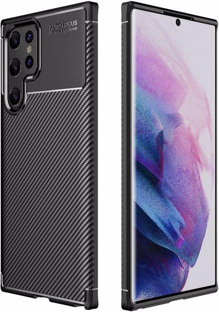 Actual product image MU Style Carbon Fiber TPU Softcase Series (Samsung Galaxy S22 Ultra)