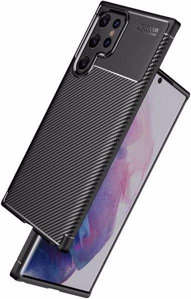 Actual product image MU Style Carbon Fiber TPU Softcase Series (Samsung Galaxy S22 Ultra)