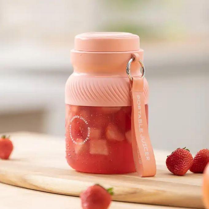 Produktbild PhoneLook Tragbarer Akku-Mixer grosse Kapazität 1L Smoothie Maker tragbar mit Schlaufe