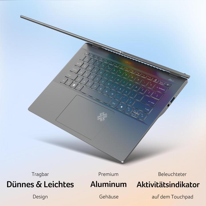 Actual product image Acer Swift 14 AI – Copilot+ PC (14.50", 1000 GB, 16 GB, CH, Snapdragon X Plus X1P-64-100)