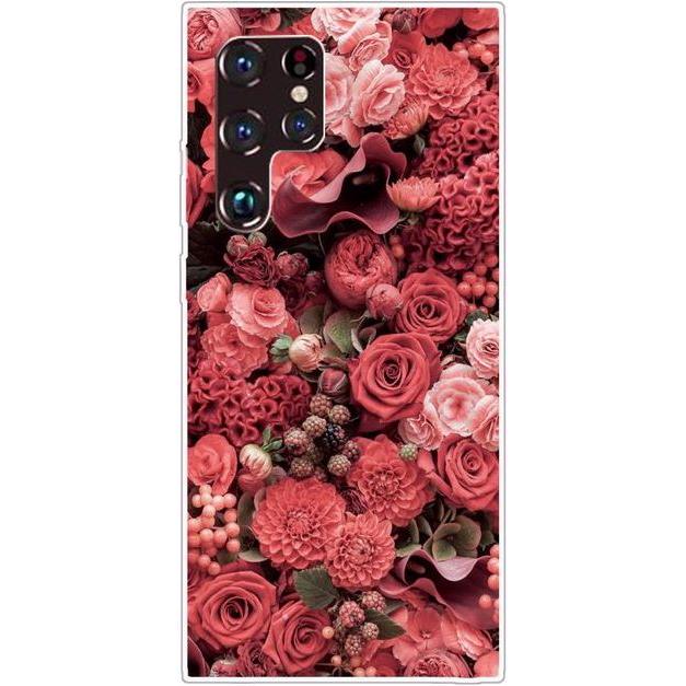 MU Style Softcase Image Kunststoff Series (Samsung Galaxy S22 Ultra), Smartphone Hülle, Mehrfarbig
