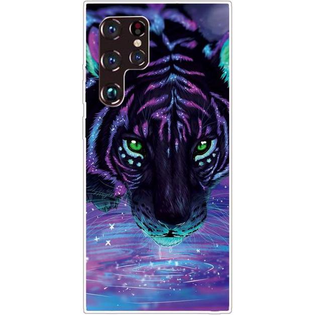 MU Style Softcase Image Kunststoff Series (Samsung Galaxy S22 Ultra), Smartphone Hülle, Mehrfarbig