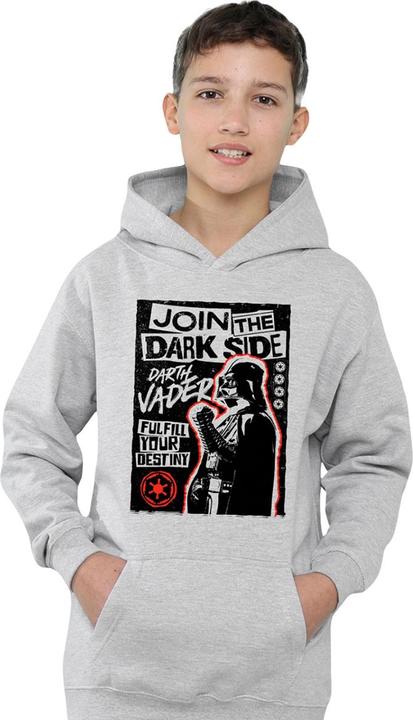 Produktbild Star Wars Join The Dark Side Kapuzenpullover meliert (116)