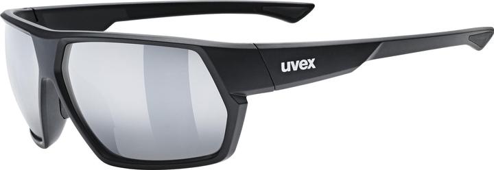 Uvex sportstyle 238 (Noir mat, Miroir Argent)