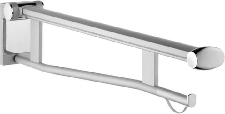 Keuco Stützklappgriff PLAN CARE WC 700mm re Ausf Alu sil-elo/sw