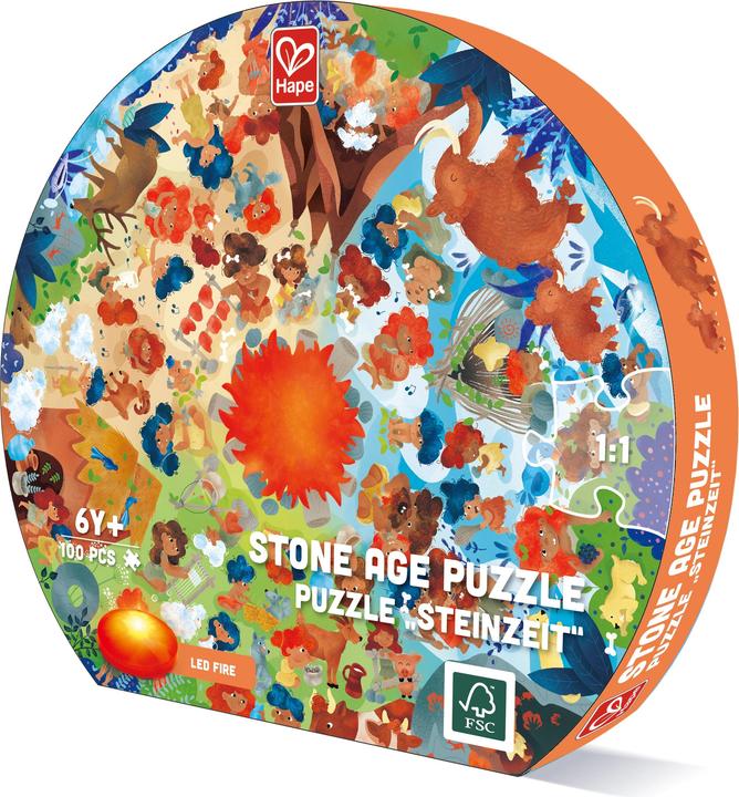 Immagine prodotto Hape Puzzle dell'età della pietra (100 pezzi)