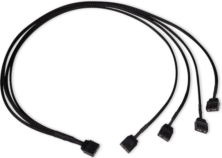 Actual product image Alphacool KAB Y-splitter aRGB 3-pin to 4x 3-pin 60cm
