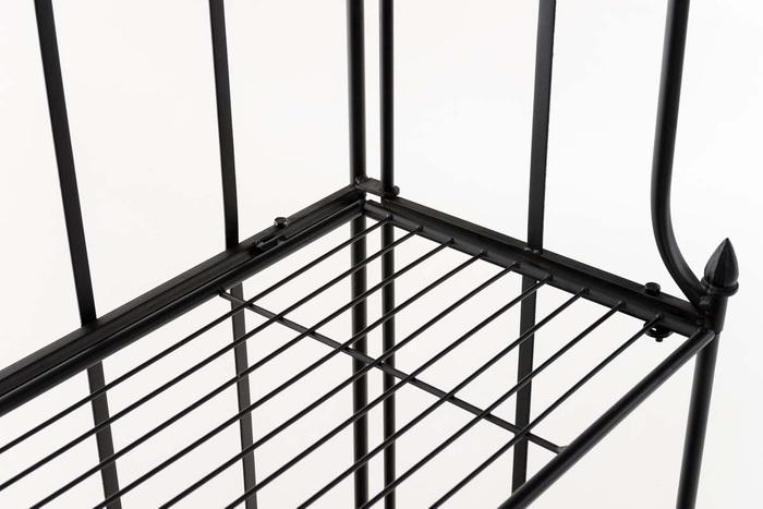 Immagine prodotto CLP Scaffale autoportante Flora, nero (66 x 32 x 175 cm)