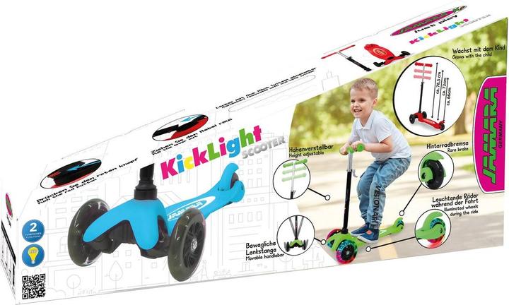Actual product image Jamara KickLight Scooter blue