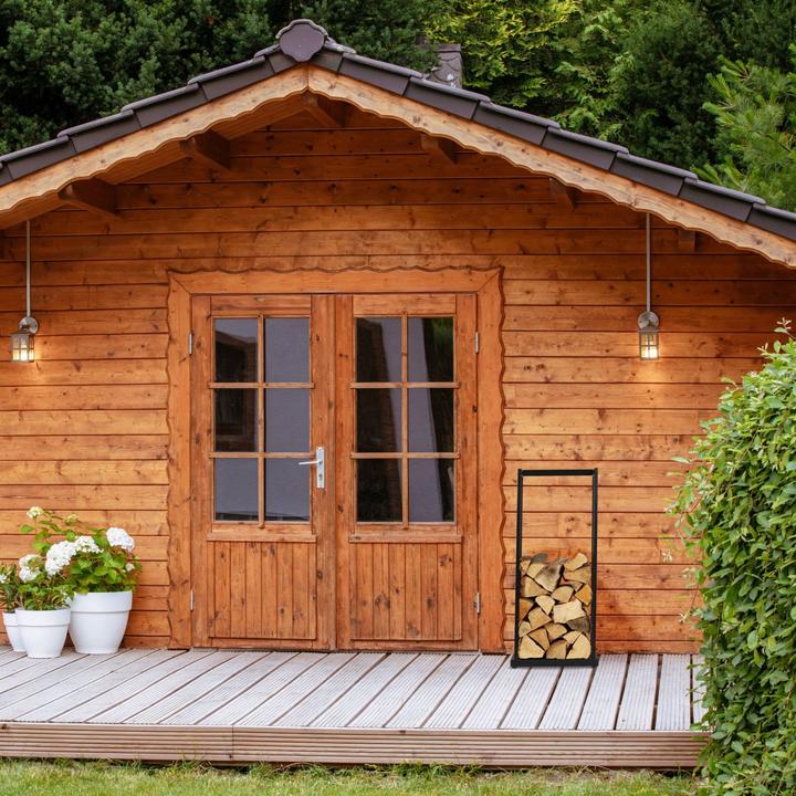 Produktbild Relaxdays Kaminholzregal (37 x 30 x 95 cm)