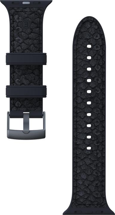 Produktbild Njord Vindur Watch Strap for Apple Watch 44/45mm (45 mm, Veganes Leder, Edelstahlverschluss, Lachsleder)