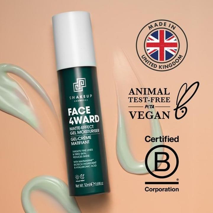 Actual product image Shakeup Face 4Ward Matte-Effect Gel Moisturiser (50 ml, Day cream)