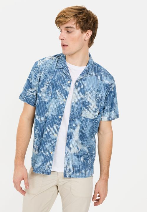 Produktbild Camel Active Kurzarmhemd mit Allover-Print (4XL)
