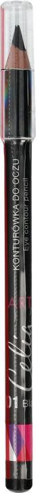 Celia Art Wooden Eye Liner 01 Black (Black, Black, czarna)