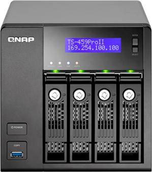 Produktbild QNAP TS-459 Pro II, Professional NAS für 4 Festplatten, AD