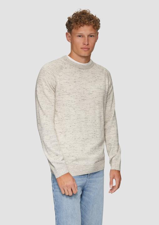 Produktbild s.Oliver Strickpullover Strickpllover aus Melangegarn (XXL)