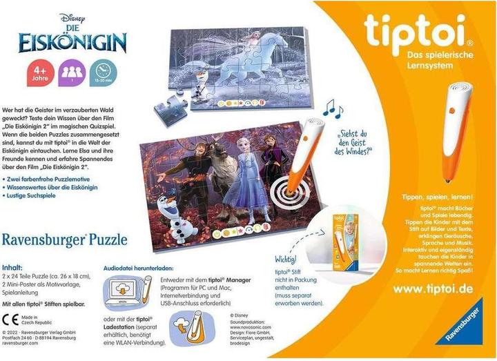 Produktbild tiptoi Die Eiskönigin (24 Teile)