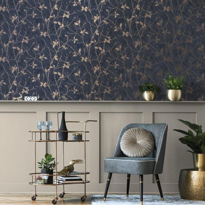 Immagine prodotto Boutique Wallpaper, blue/brown