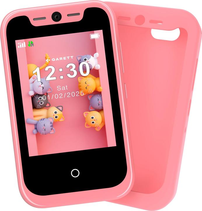 Produktbild Garett Smartphone OneKid Pink - telefon pro děti, s rodičovským dohledem, růžový