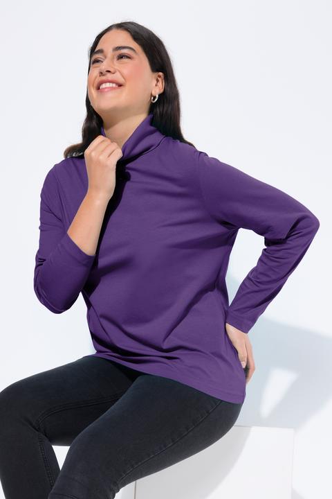 Produktbild Ulla Popken Shirt, Rollkragen, Slim, Langarm (62)